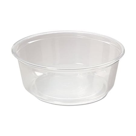 Fabri-Kal Microwavable Deli Containers, 8oz, Clear, 500PK PK8SC